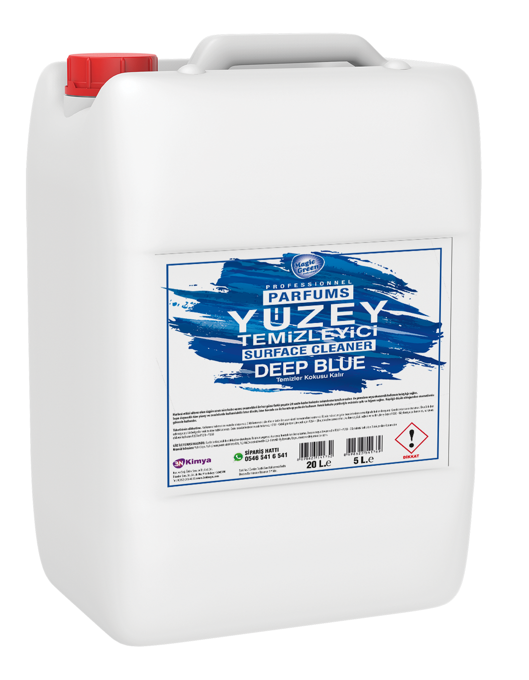 PREMIUM YÜZEY TEMİZLEYİCİ - DEEP BLUE 20LT