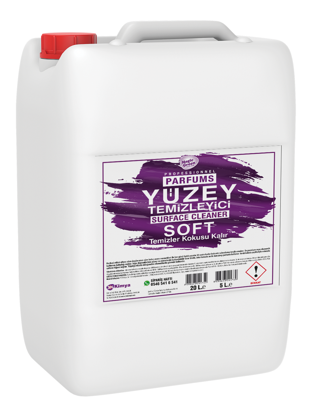 PREMIUM SOFT YÜZEY TEMİZLEYİCİ - 20LT